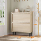 Meuble à chaussures avec 3/2/4 tiroirs basculants, rangement à chaussures moderne pour entrée, meuble de rangement à chaussures en bois