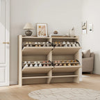 Meuble à chaussures avec 3/2/4 tiroirs basculants, rangement à chaussures moderne pour entrée, meuble de rangement à chaussures en bois