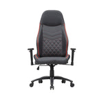Fauteuil inclinable de jeu en similicuir noir