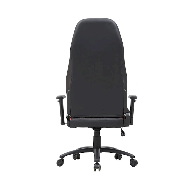 Fauteuil inclinable de jeu en similicuir noir