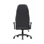 Fauteuil inclinable de jeu en similicuir noir
