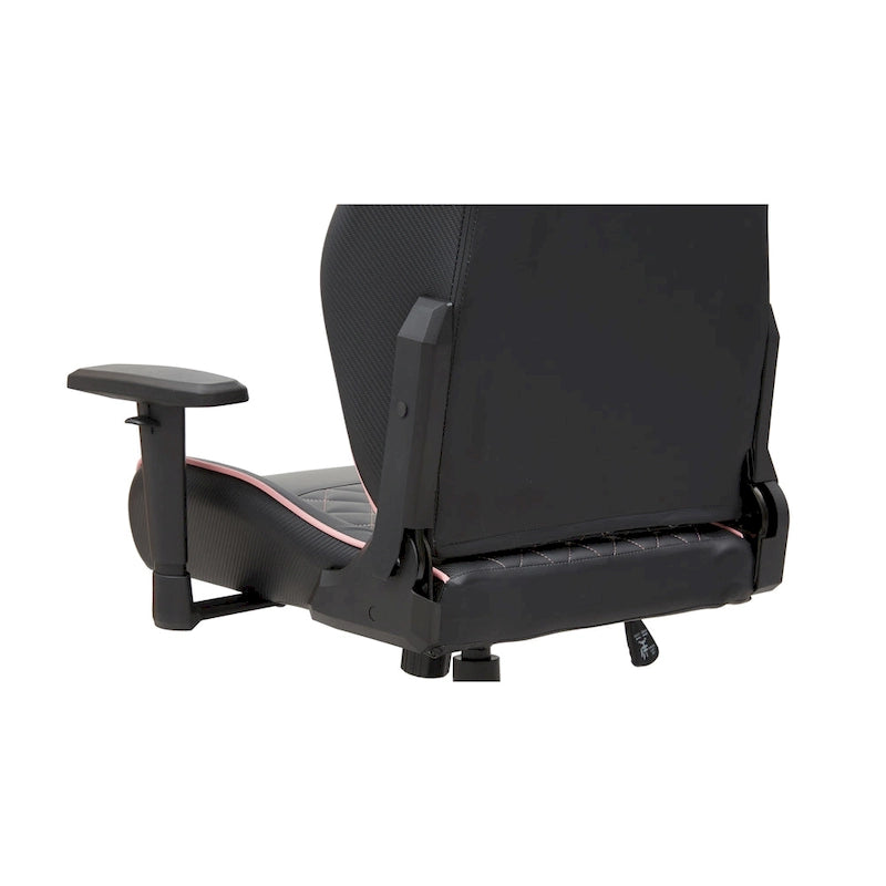 Fauteuil inclinable de jeu en similicuir noir