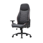 Fauteuil inclinable de jeu en similicuir noir