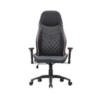 Fauteuil inclinable de jeu en similicuir noir