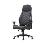 Fauteuil inclinable de jeu en similicuir noir