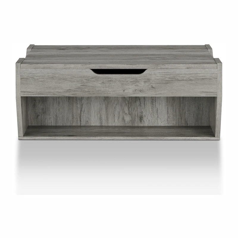 Table basse relevable en bois massif de 104 cm de style rustique
