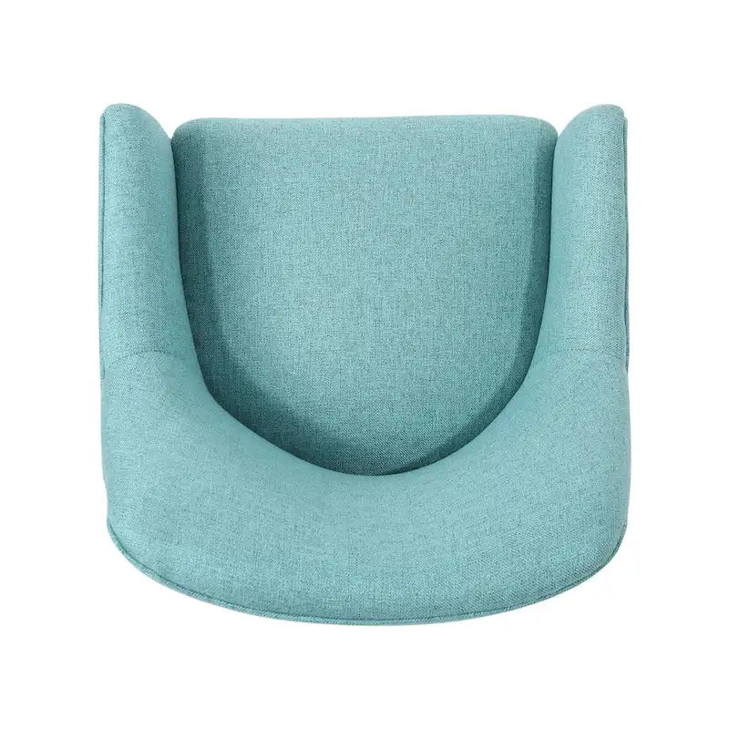 Chaise de bureau de style Mid-Century Modern en tissu (avec piètement chromé)
