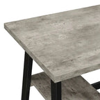 Bureau tréteau avec étagères