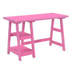 Bureau tréteau avec étagères