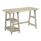 Bureau tréteau avec étagères