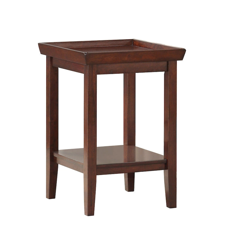 Table d'appoint avec étagère