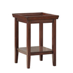 Table d'appoint avec étagère