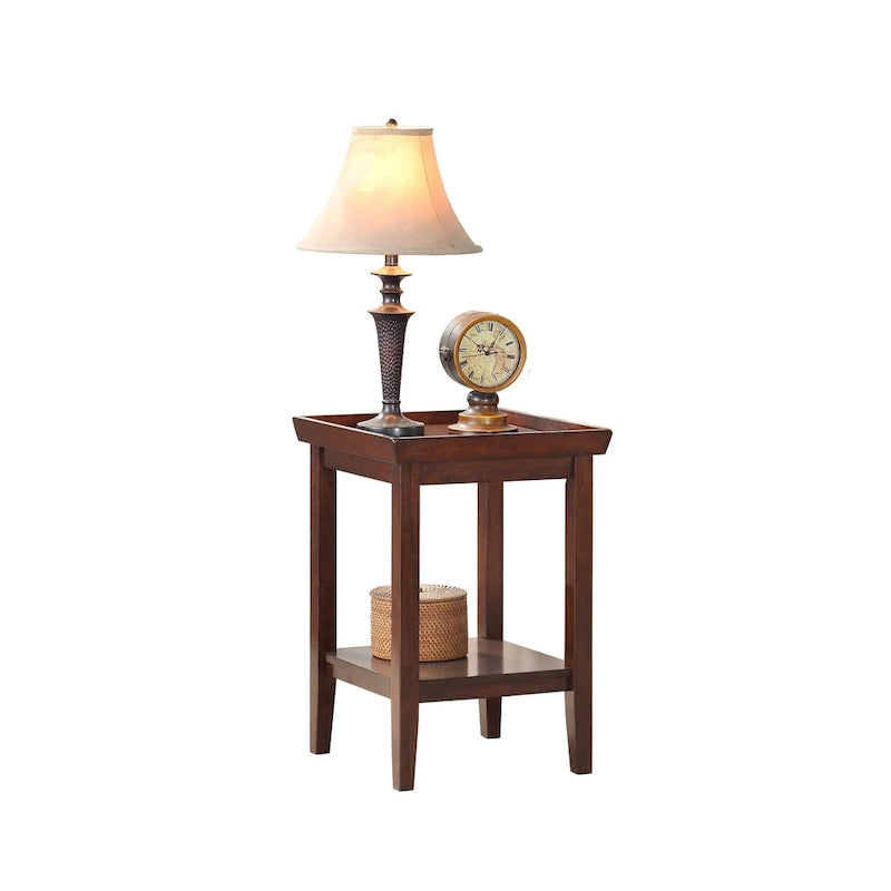 Table d'appoint avec étagère
