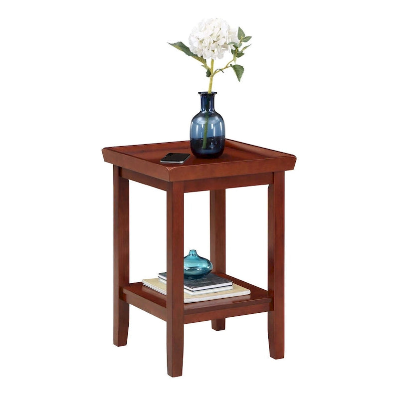 Table d'appoint avec étagère