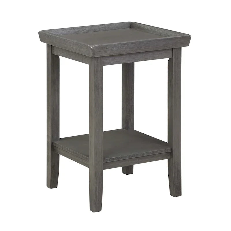 Table d'appoint avec étagère