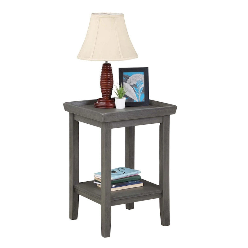 Table d'appoint avec étagère