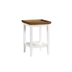 Table d'appoint avec étagère