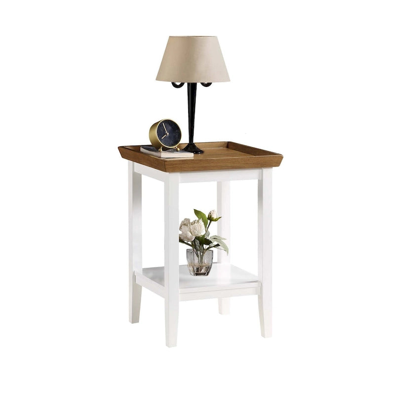 Table d'appoint avec étagère