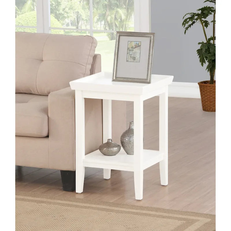 Table d'appoint avec étagère