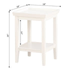 Table d'appoint avec étagère