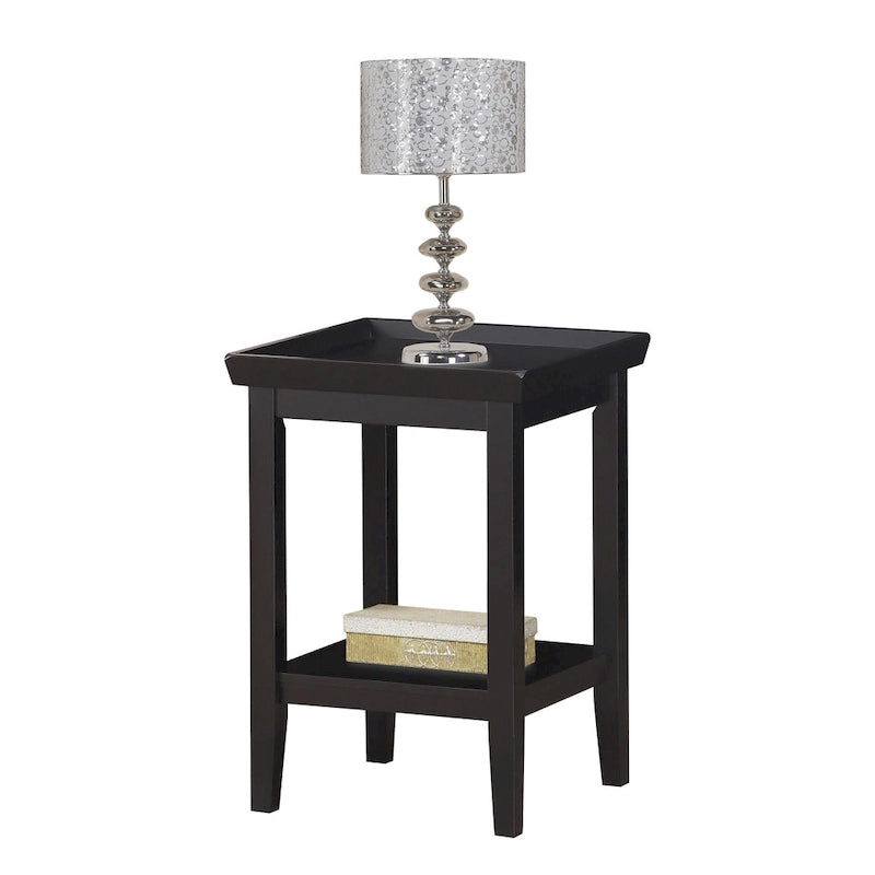 Table d'appoint avec étagère