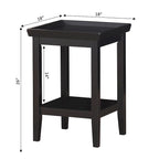 Table d'appoint avec étagère