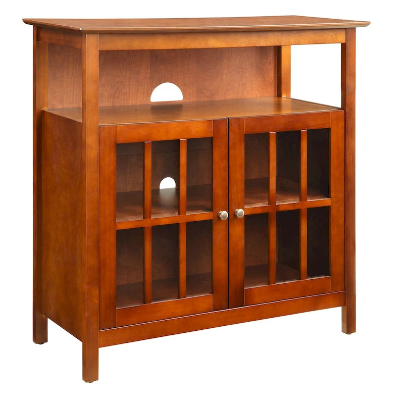 Meuble TV Highboy de 40 po avec armoires de rangement