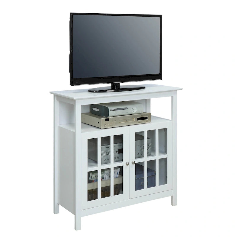Meuble TV Highboy de 40 po avec armoires de rangement