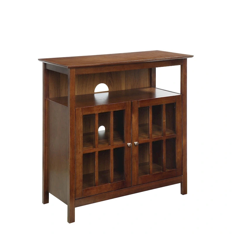 Meuble TV Highboy de 40 po avec armoires de rangement