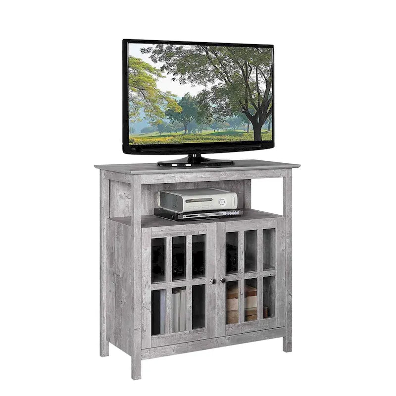 Meuble TV Highboy de 40 po avec armoires de rangement
