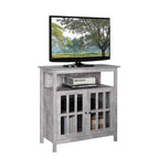Meuble TV Highboy de 40 po avec armoires de rangement