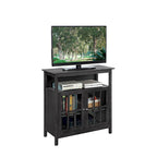 Meuble TV Highboy de 40 po avec armoires de rangement