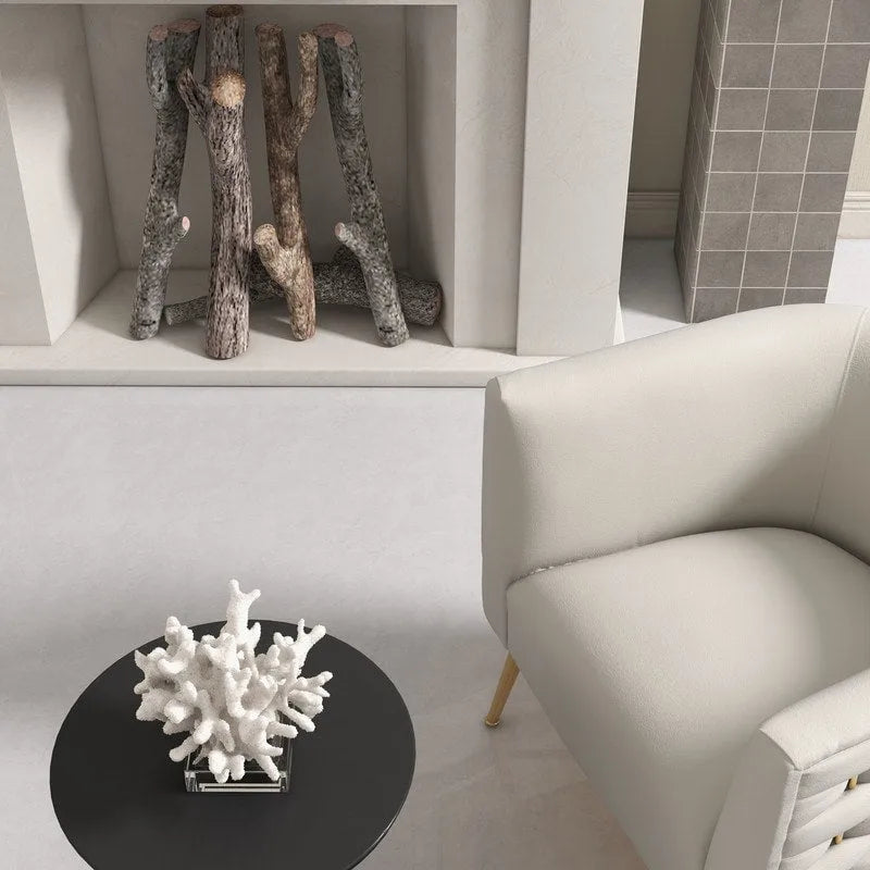 Fauteuil d'appoint rond en velours de style Mid-Century pour le salon