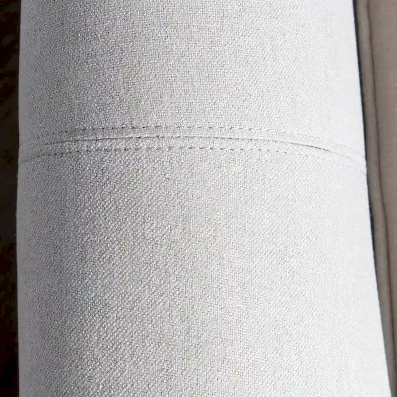 Fauteuil inclinable en tissu capitonné avec accents rivetées