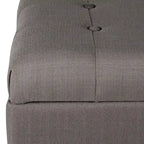 Banc de rangement capitonné