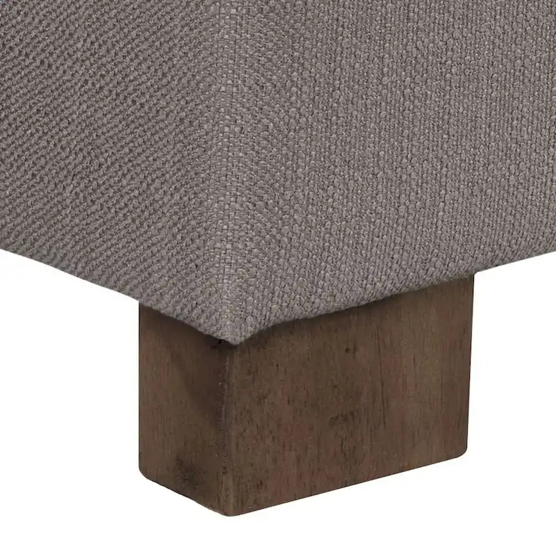 Banc de rangement capitonné