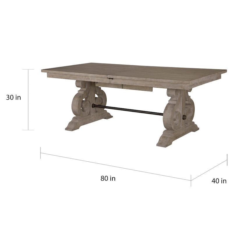 Dove Tail Grey Dining Table - dove tail grey