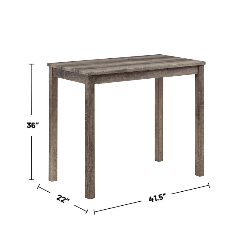 Ensemble de table à hauteur de comptoir 3 pièces