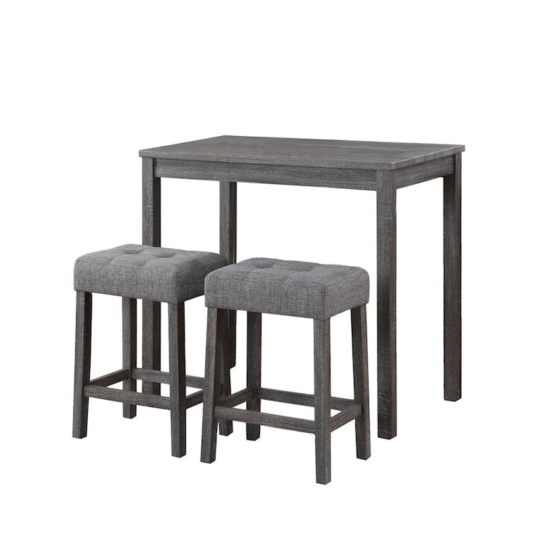 Ensemble de table à hauteur de comptoir 3 pièces