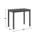 Ensemble de table à hauteur de comptoir 3 pièces