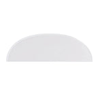 Console d'entrée décorative demi-lune marron minimaliste moderne à un seul niveau