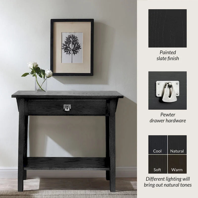 Mission Console Table for Entryway