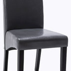Chaise de salle à manger moderne en similicuir