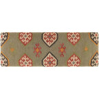 Banc en jute rembourré style sud-ouest