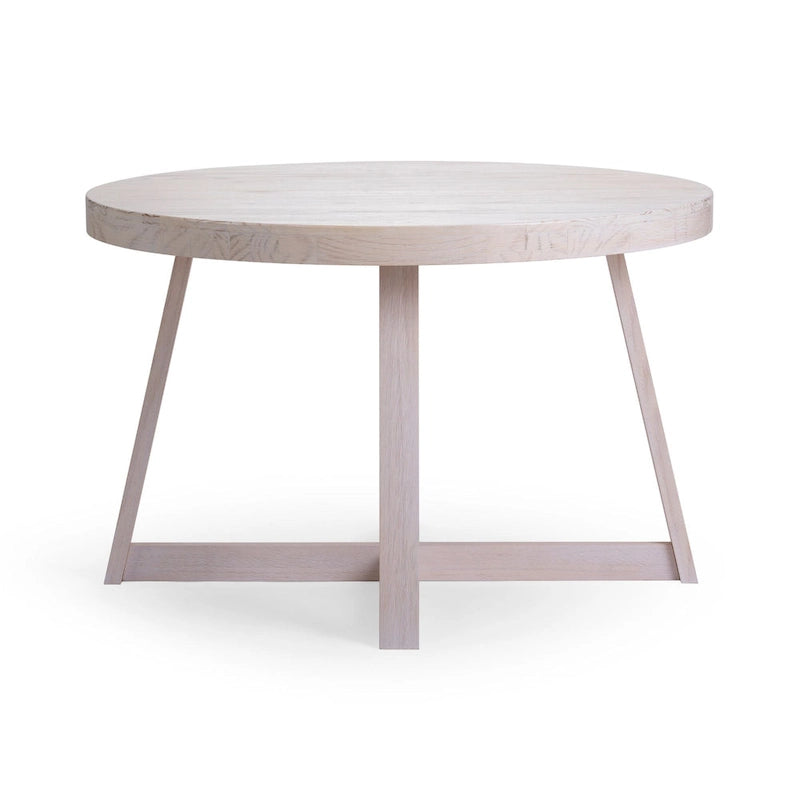 Classic Solid Wood Round Dining Table - 47