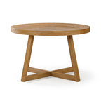 Classic Solid Wood Round Dining Table - 47