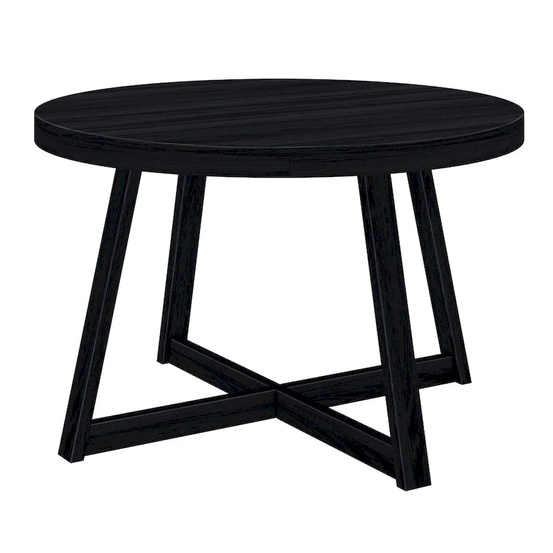 Classic Solid Wood Round Dining Table - 47