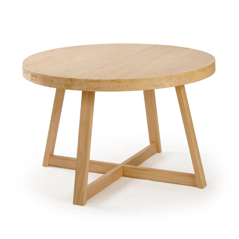Classic Solid Wood Round Dining Table - 47