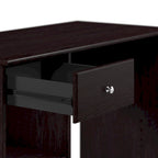 Bureau d'ordinateur de 122 cm avec rangement
