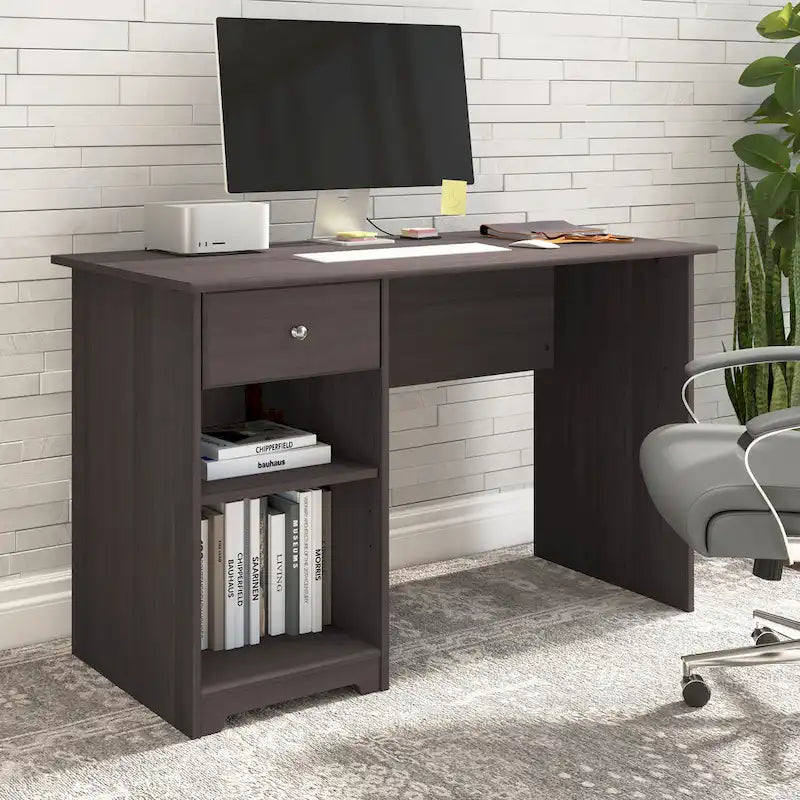 Bureau d'ordinateur de 122 cm avec rangement